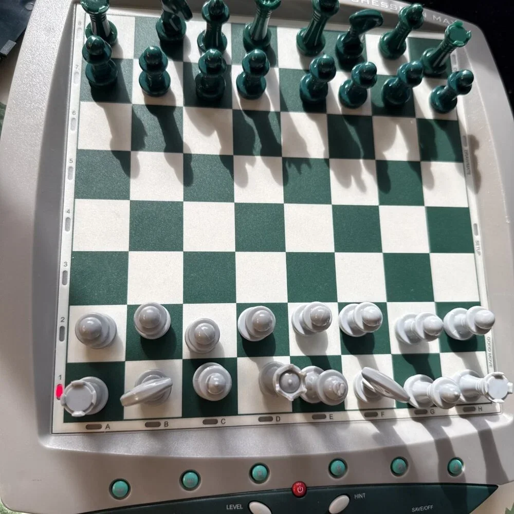 CHESSMAN Pro Lexibook CG 1400 Electronic Chess Game 2002 TIMER Instructions - Picture 15 of 16